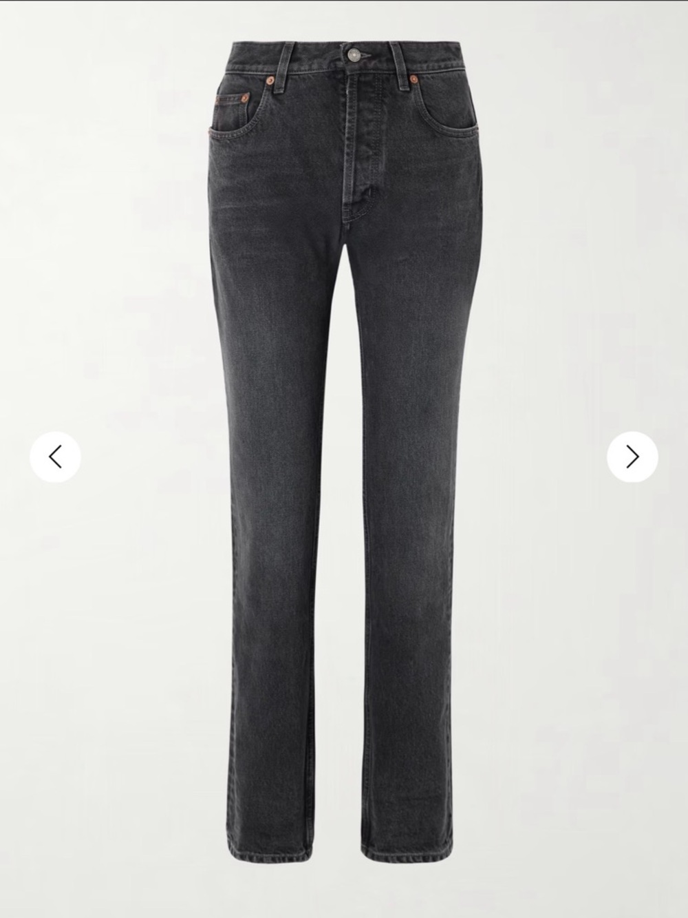 ❤️ $1150 Saint Laurent High-rise straight-leg jeans - Picture 3 of 10
